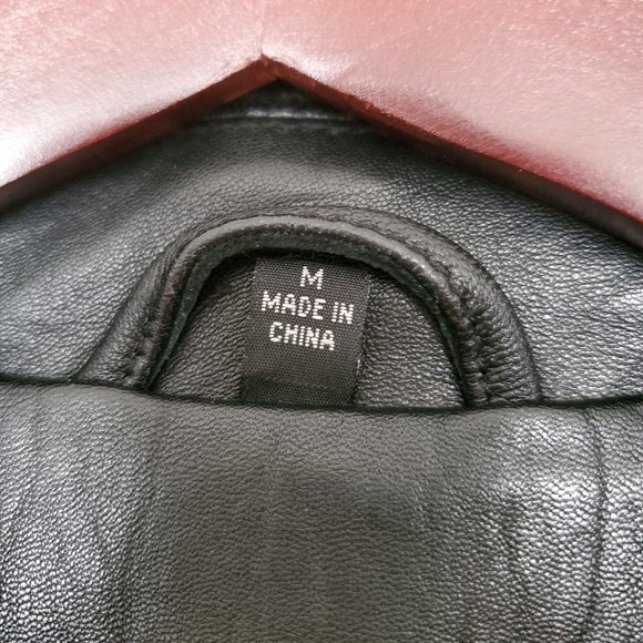 MANTLES Black Leather Jacket - Picture 6 of 14